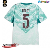 Portugalia Diogo Dalot #5 Koszulka Wyjazdowa MŚ 2026 Krótki Rękaw